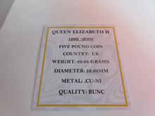 Load image into Gallery viewer, 1999-2000 ANNO DOMINI MILLENNIUM 1999 UK BUNC £5 FIVE POUND COIN CAPSULE &amp; COA
