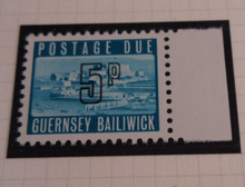 Load image into Gallery viewer, BAILIWICK OF GUERNSEY POSTAGE DUE STAMPS MNH 1/2p 1p 2p 3p 4p 5p &amp;10p ALBUM PAGE
