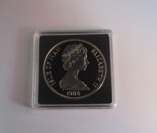 Load image into Gallery viewer, 1984 Quincentenary College of Arms Proof-Like Isle of Man 1 Crown Coin &amp;Box
