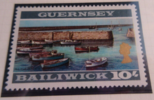 Load image into Gallery viewer, 1969 BAILIWICK OF GUERNSEY POSTAGE STAMPS 3 STAMPS MNH WITH ALBUM SHEET
