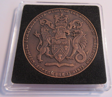 Load image into Gallery viewer, 1975 STOCKTON &amp; DARLINGTON RAILWAY BRONZE PROOF MEDAL BOXED
