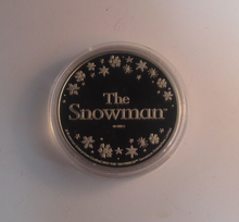 Load image into Gallery viewer, 2019 Snowman Sterling Silver 1oz Medal Merry Christmas Boxed/COA
