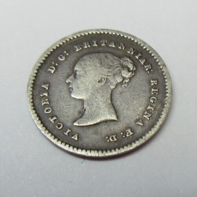 1839 MAUNDY MONEY QUEEN VICTORIA 2d EF IN PROTECTIVE CLEAR FLIP