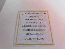 Load image into Gallery viewer, 1999-2000 ANNO DOMINI MILLENNIUM 1999 UK BUNC £5 FIVE POUND COIN CAPSULE &amp; COA
