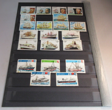 VARIOUS WORLD STAMPS MNH WITH STAMP HOLDER