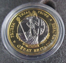 Load image into Gallery viewer, 2002 EURO GREAT BRITAIN TRIAL EIGHT COIN SET
