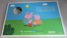 Load image into Gallery viewer, PEPPA PIG SILVER PLATED COMMEMORATIVE COLLECTION  IN PACK COMPLETE 6 MEDALS
