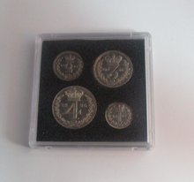 Load image into Gallery viewer, 1826 Maundy Money George IV 1d - 4d 4 UK Coin Set In Quadrum Box EF - Unc
