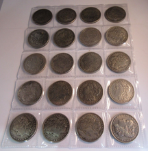 Load image into Gallery viewer, 1878-1921 US ONE DOLLAR 28 COIN SANFRANCICO FANTASY COMPLETE SET  CU-NI
