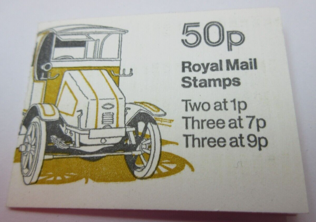 50P STAMP BOOKLET ROYAL MAIL 1978 NEW OLD STOCK INCL 1P 7P & 9P STAMPS MNH