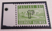 Load image into Gallery viewer, BAILIWICK OF GUERNSEY POSTAGE DUE STAMPS MNH 1/2p 1p 2p 3p 4p 5p &amp;10p ALBUM PAGE
