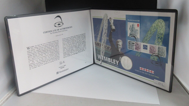 2006 Bobby Moore 1966 England World Cup Silver Proof RM Gibraltar £5 Coin