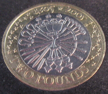 Load image into Gallery viewer, 2005 GUN POWDER PLOT £2 COIN AUNC PRESENTED IN QUAD CAPSULE WITH COA
