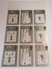 Load image into Gallery viewer, QUEEN ELIZABETH II PRE DECIMAL 1969 INVESTITURE PRINCE OF WALES STAMPS x9 MNH
