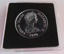 Load image into Gallery viewer, 1972 CAYMAN ISLANDS EMPEROR FISH SILVER PROOF 50 CENTS COIN BOXED
