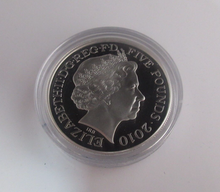 Load image into Gallery viewer, 2010 Churchill A Celebration of Britain Silver Proof £5 Coin COA Royal Mint
