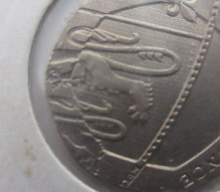 Load image into Gallery viewer, Knobbly Knee 20p Queen Elizabeth II 2008 UK Royal Mint Shield Coin Scarce
