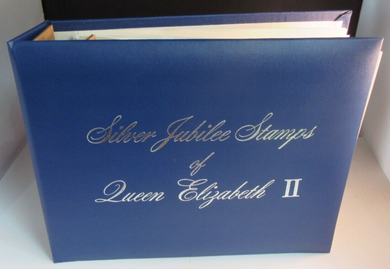 QUEEN ELIZABETH II SILVER JUBILEE 1952-1977 STUNNING STAMP ALBUM MNH STAMPS