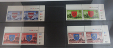 Load image into Gallery viewer, Jersey Traffic Light Pairs 1/2p - £2 1976 38 MNH Stamps in Holders
