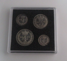 Load image into Gallery viewer, 1841 Maundy Money Queen Victoria 1d - 4d 4 UK Coin Set In Quadrum Box EF - Unc
