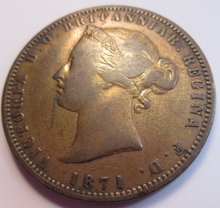 Load image into Gallery viewer, VICTORIA JERSEY COINS 1871 1/13TH &amp; 1877 1/24TH SHILLINGS  GOOD ORIGINAL LUSTER
