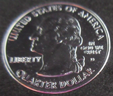 Load image into Gallery viewer, 2002 UNITED STATES MINT STATE QUARTER DOLLAR LOUISIANA 1812 PLATINUM PLATED
