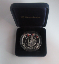 Load image into Gallery viewer, 2002 Golden Jubilee Silver Proof Piedfort 50p Crown Coin Falkland Island Box/COA
