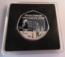 Load image into Gallery viewer, 2020 THANK YOU KEYWORKERS SAMOA HALF DOLLAR COIN BOX &amp; COA EDUCATION &amp; CHILDCARE

