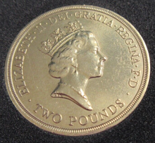 Load image into Gallery viewer, BANK OF ENGLAND QUEEN ELIZABETH II £2 1994 UK TWO POUND COIN BUNC BOX &amp; COA
