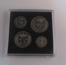 Load image into Gallery viewer, 1843 Maundy Money Queen Victoria 1d - 4d 4 UK Coin Set In Quadrum Box EF - Unc
