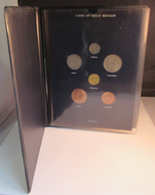 Load image into Gallery viewer, 1967 COINS OF GREAT BRITAIN COMPLETE 6 COIN SET BUNC WITH ALBUM
