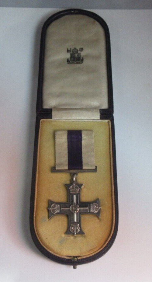 WW1 British Military Cross Medal Engraved Lt W B Burke R Irish Rgt B/day Honours