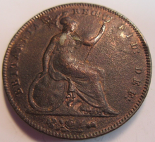 Load image into Gallery viewer, 1855 QUEEN VICTORIA PENNY HIGH GRADE SOME LUSTRE HISTORICAL DENTS
