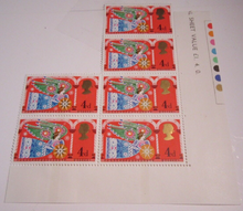 Load image into Gallery viewer, QUEEN ELIZABETH II PRE DECIMAL POSTAGE STAMPS x 12 MNH IN STAMP HOLDER
