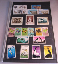 Load image into Gallery viewer, VARIOUS WORLD STAMPS X 24 MNH IN CLEAR FRONTED STAMP HOLDER
