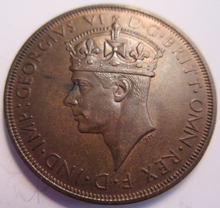 Load image into Gallery viewer, KING GEORGE VI STATES OF JERSEY ONE TWELFTH OF A SHILLING 1947 UNC WITH LUSTRE
