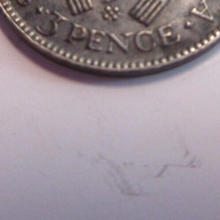 Load image into Gallery viewer, KING GEORGE V 3d 1927 .500 SILVER THREE PENCE COIN GEF SOUTH AFRICA IN FLIP
