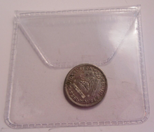 Load image into Gallery viewer, QUEEN ELIZABETH II 3d .500 SILVER THREEPENCE COIN 1956 SOUTH AFRICA &amp; FLIP
