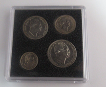 Load image into Gallery viewer, 1833 Maundy Money William IV 1d - 4d 4 UK Coin Set In Quadrum Box EF - Unc
