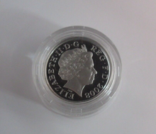 Load image into Gallery viewer, 2008 Shield of Arms Silver Proof Piedfort Royal Mint £1 One Pound Coin in Cap

