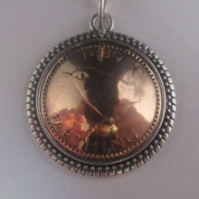 Load image into Gallery viewer, George VI Farthing Domed Keyring UK Coin Crafts gifts Birthdays &amp; Christmas
