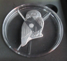 Load image into Gallery viewer, 2021 HARRY POTTER WIZARDING WORLD HEDWIG SILVER PROOF 10 EURO COIN &amp; COA IN TIN
