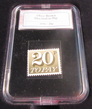 Load image into Gallery viewer, 1968-1983 THE FIRST DECIMAL COINS &amp; ROYAL MAIL TO PAY COMMEMORATIVES BOX &amp; COA
