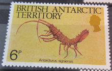 Load image into Gallery viewer, BRITISH ANTARCTIC TERRITORY SEA CREATURE STAMPS MNH WITH STAMP HOLDER PAGE
