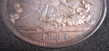 Load image into Gallery viewer, 1887 QUEEN VICTORIA CROWN .925 JUBILEE BUST UNC PROOF MINTAGE OF JUST 1000
