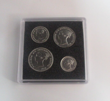 Load image into Gallery viewer, 1838 Maundy Money Queen Victoria 1d - 4d 4 UK Coin Set In Quadrum Box EF - Unc
