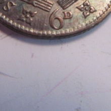 Load image into Gallery viewer, KING GEORGE VI 6d SIXPENCE 1940 .500 SILVER COIN AUNC NICE TONE IN CLEAR FLIP
