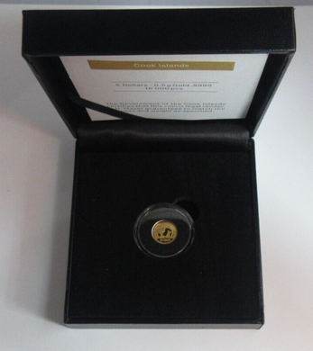 2021 Mr Bean and Teddy 24 Ct Gold Cook Islands $5 Coin Box & COA