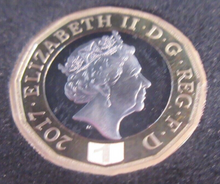 Load image into Gallery viewer, 2017 £1 COIN FIRST YEAR NATIONS OF THE CROWN PROOF ONE POUND COIN &amp; QUAD CAPSULE
