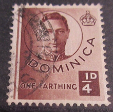 Load image into Gallery viewer, KING GEORGE VI CEYLON, DOMINICA, CYPRUS BRITISH GUIANA &amp; COOK ISLANDS STAMPS
